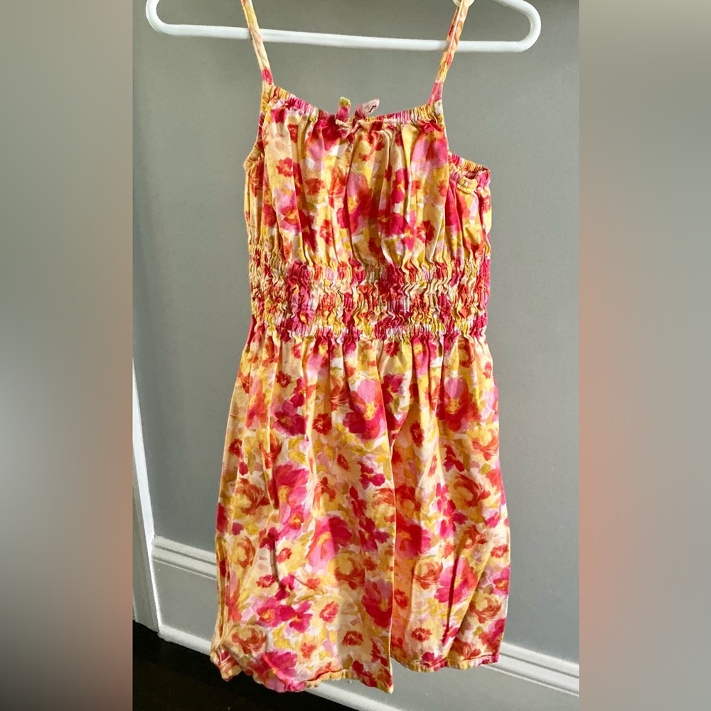 Old Navy Floral Dress in Pink and Yellow